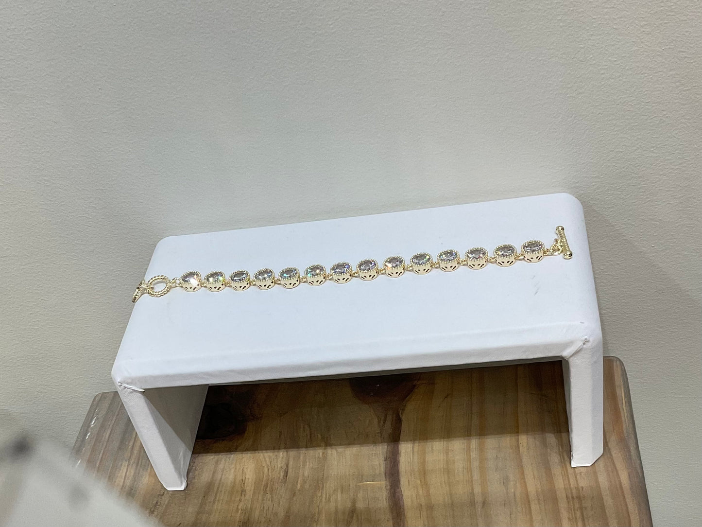 10MM CZ STUD BRACELET