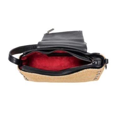 VIP SATCHEL-CHAPARRAL RAFFIA-GM
