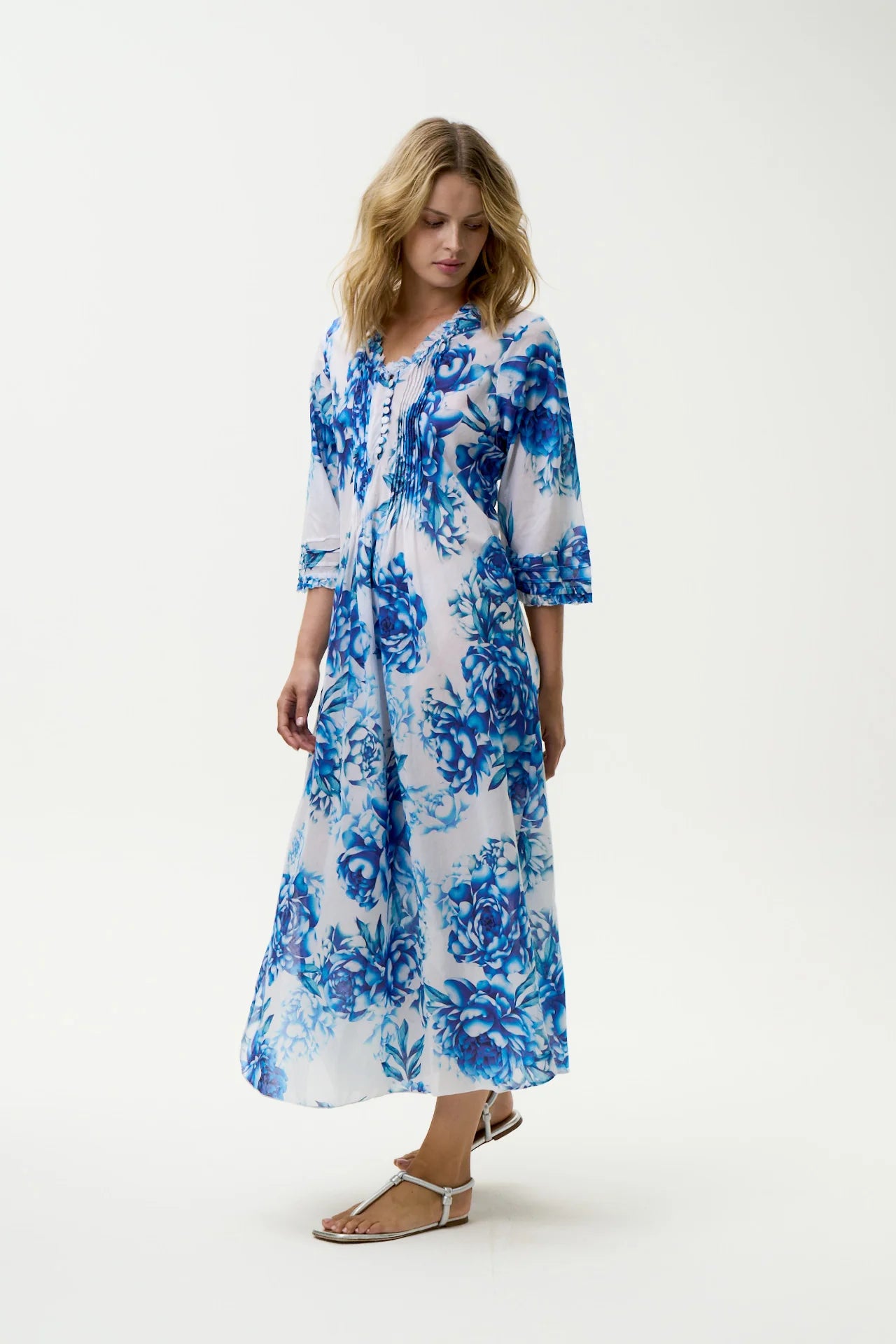 KEFALONIA LONG POPPY DRESS