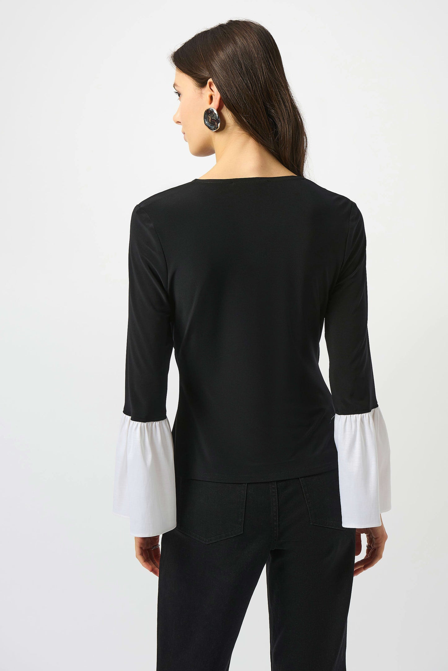 SILKY TAFFETA WRAP TOP