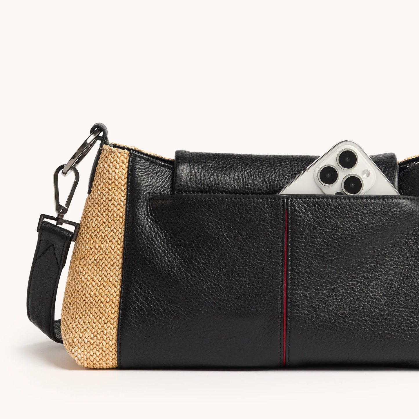 VIP SATCHEL-CHAPARRAL RAFFIA-GM