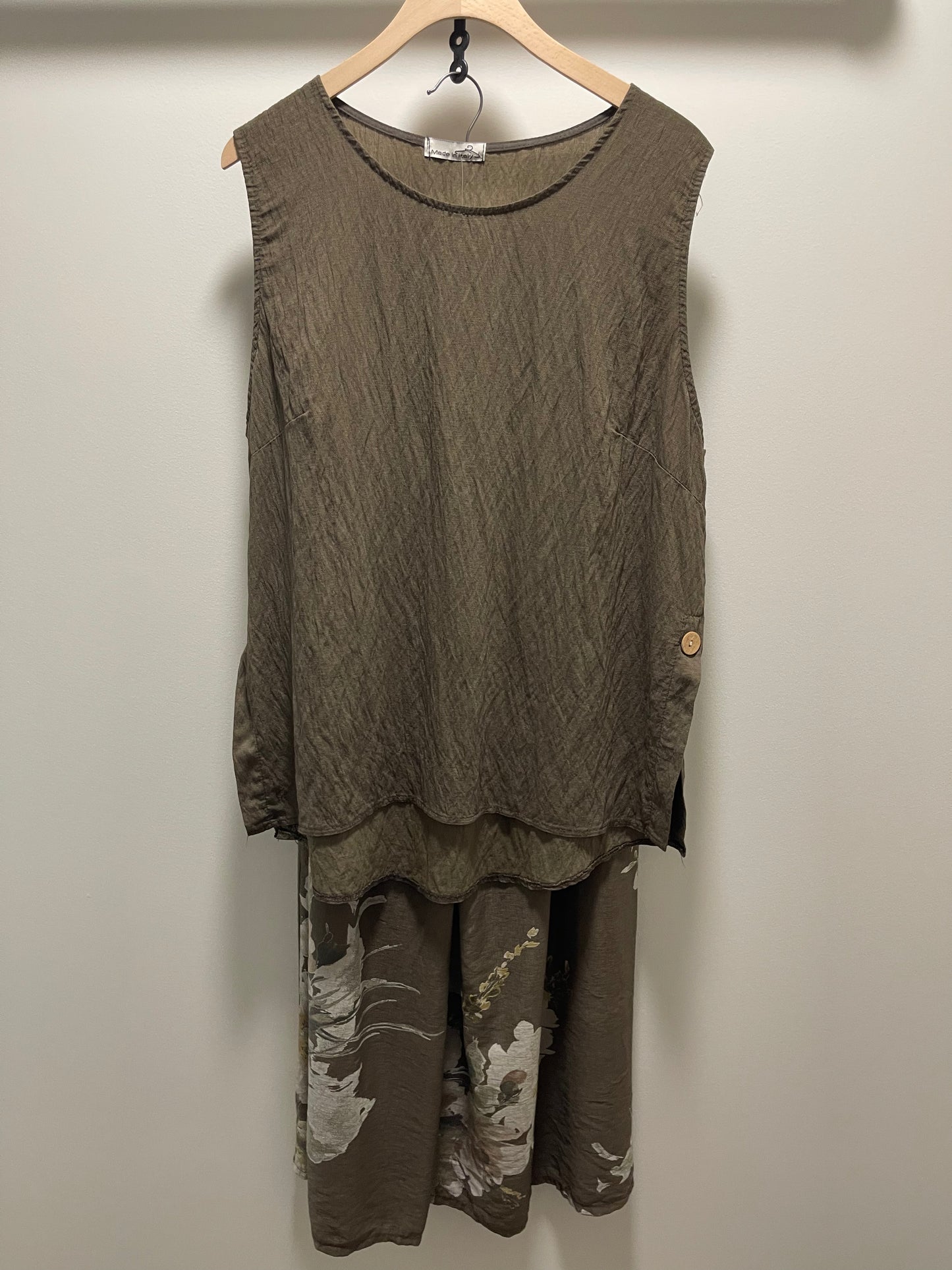 SIDE SLIT TANK PANT SET