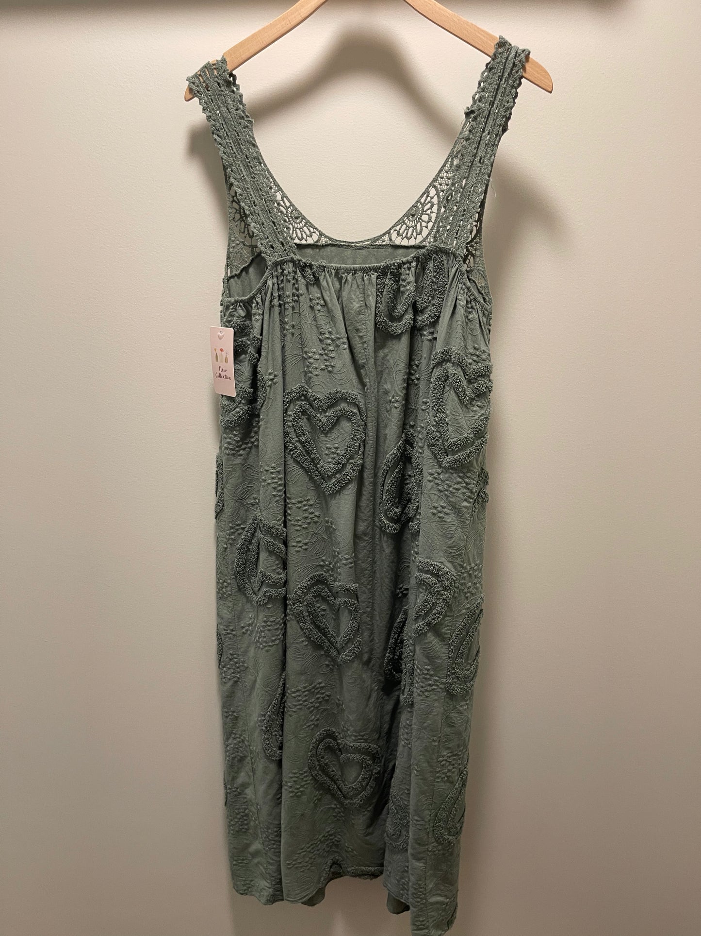 CROCHET TANK TOP DRESS