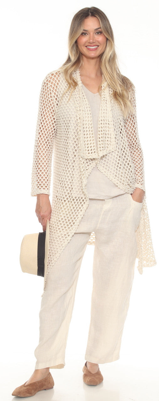 OPEN KNIT CARDIGAN