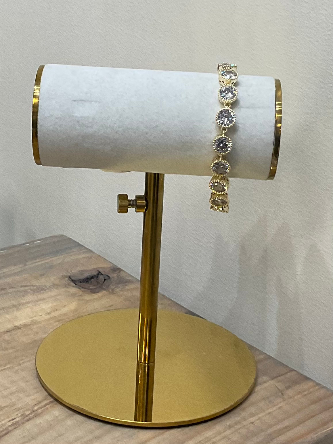 10MM CZ STUD BRACELET