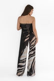 LISA JUMPSUIT W/FLOW PRINT