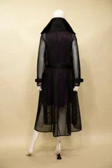 FISHNET DUSTER BLACK