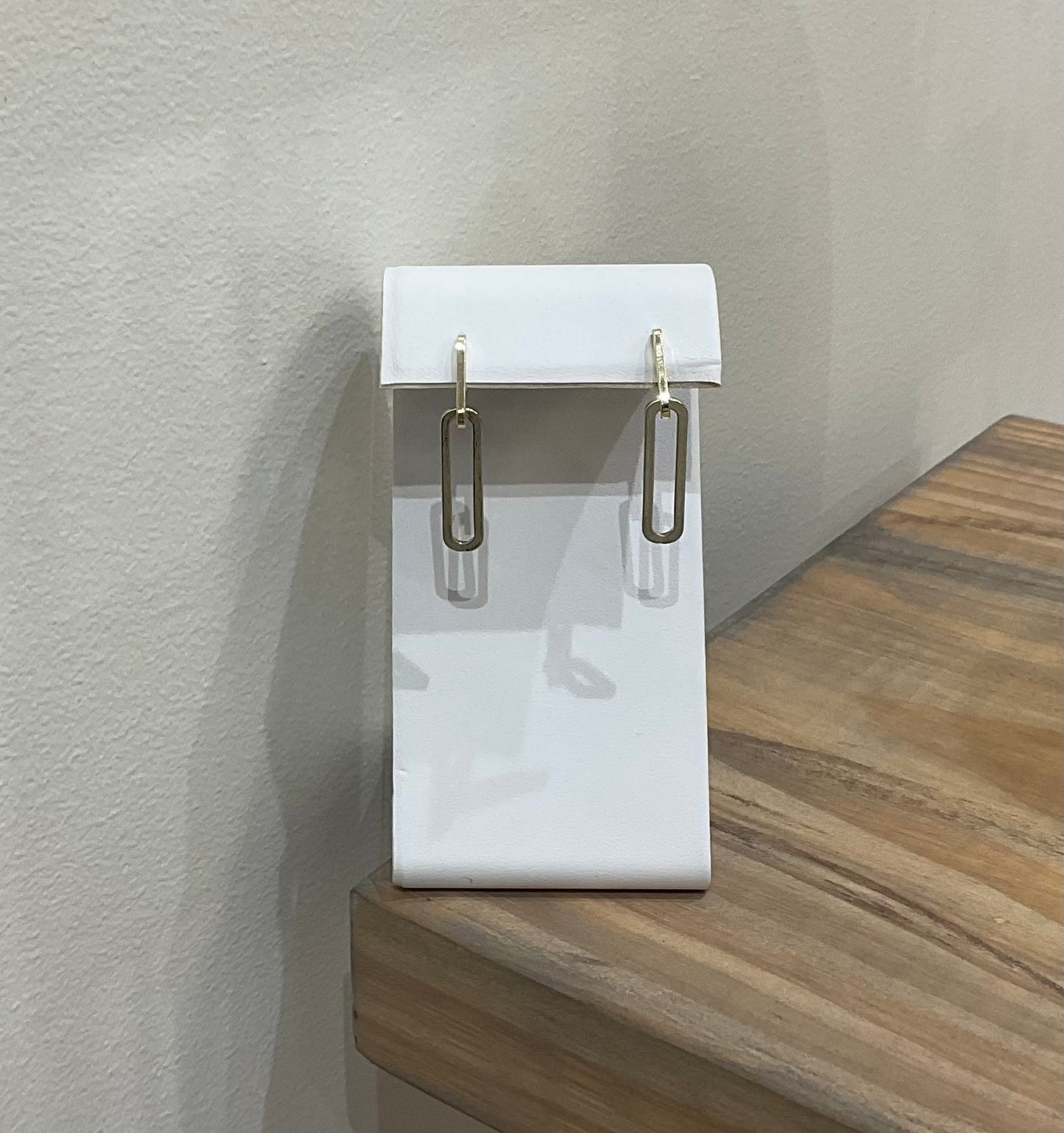 DANGLE PAPER CLIP EARRING