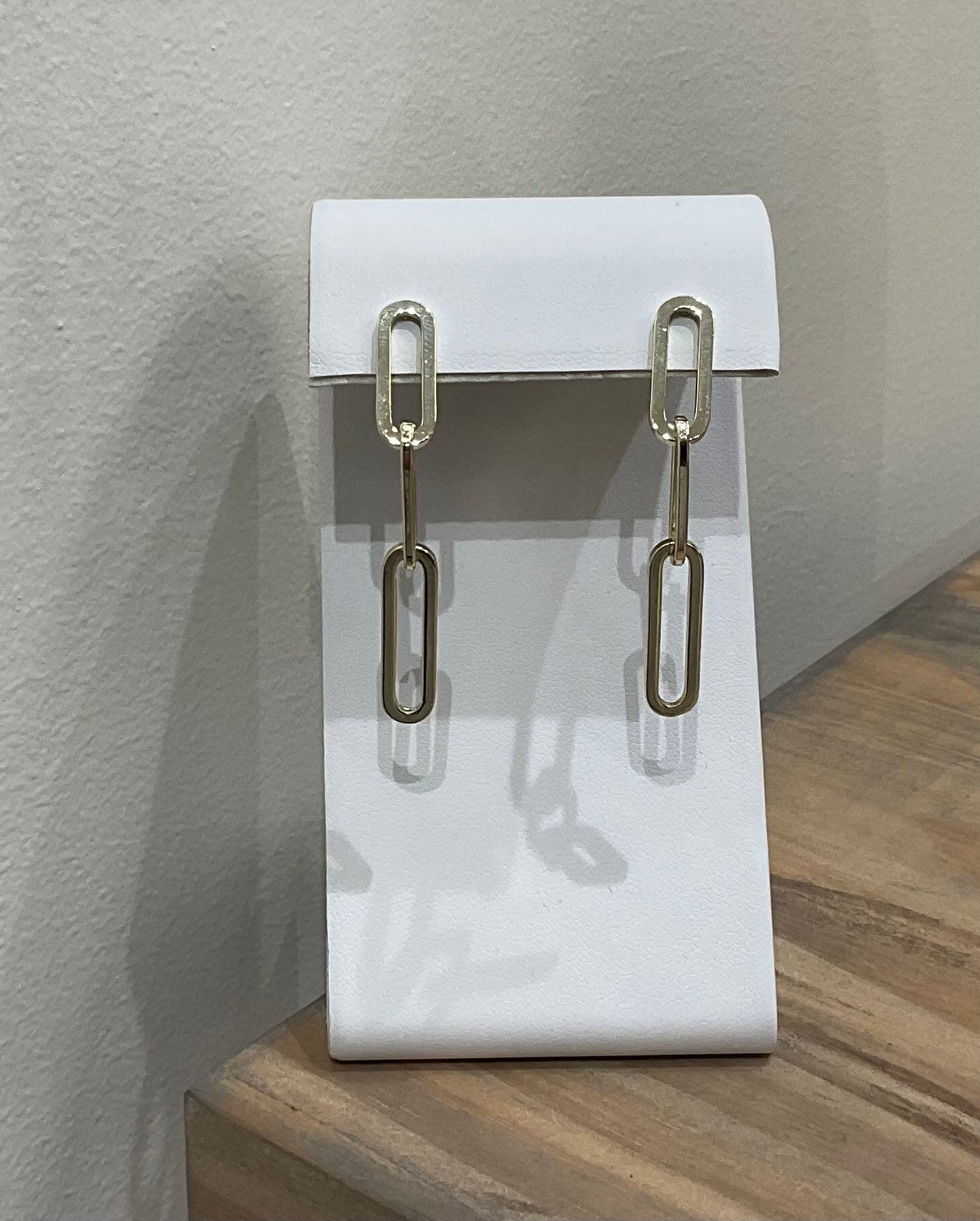 3 PAPER CLIPS EARRING