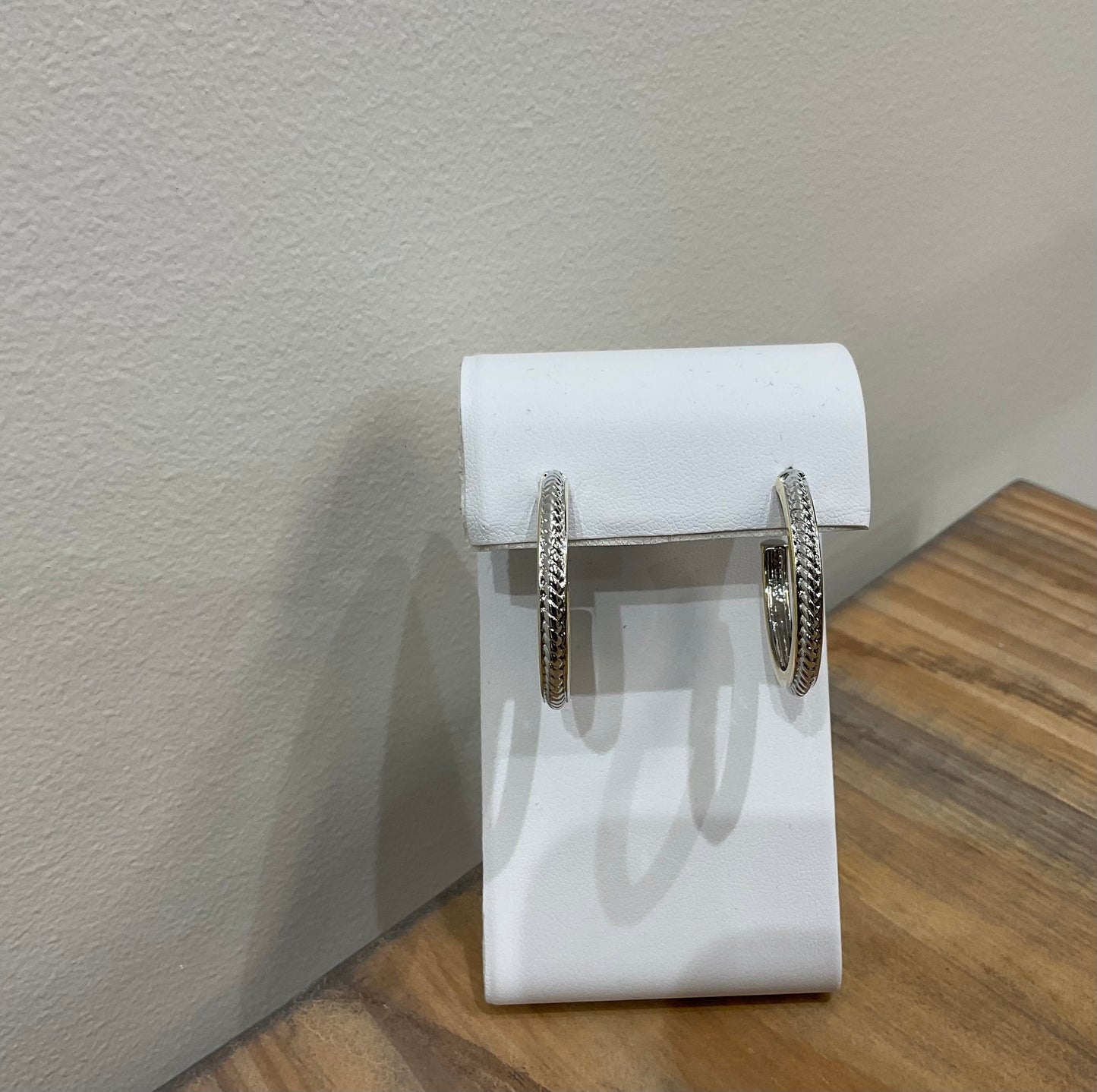 2TONE HOOP CLASSIC EARRING