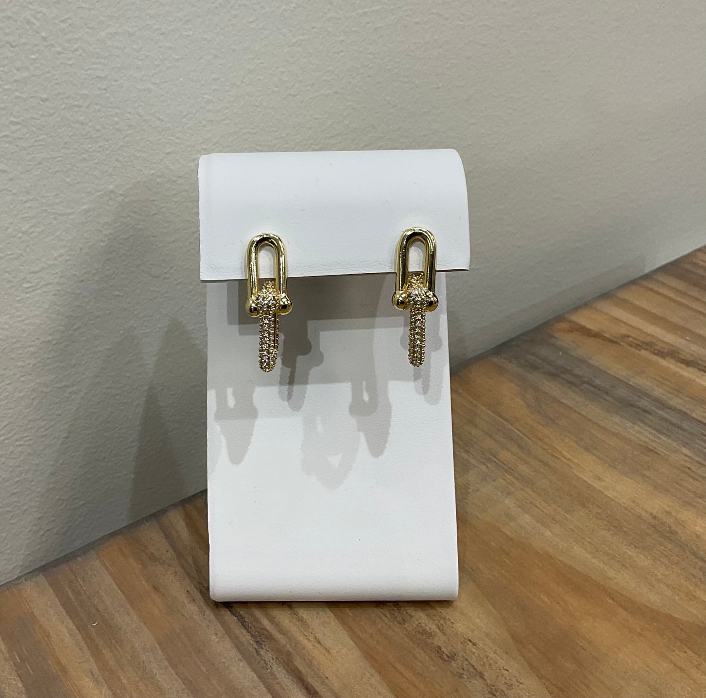 HORSEBITS CZ EARRING