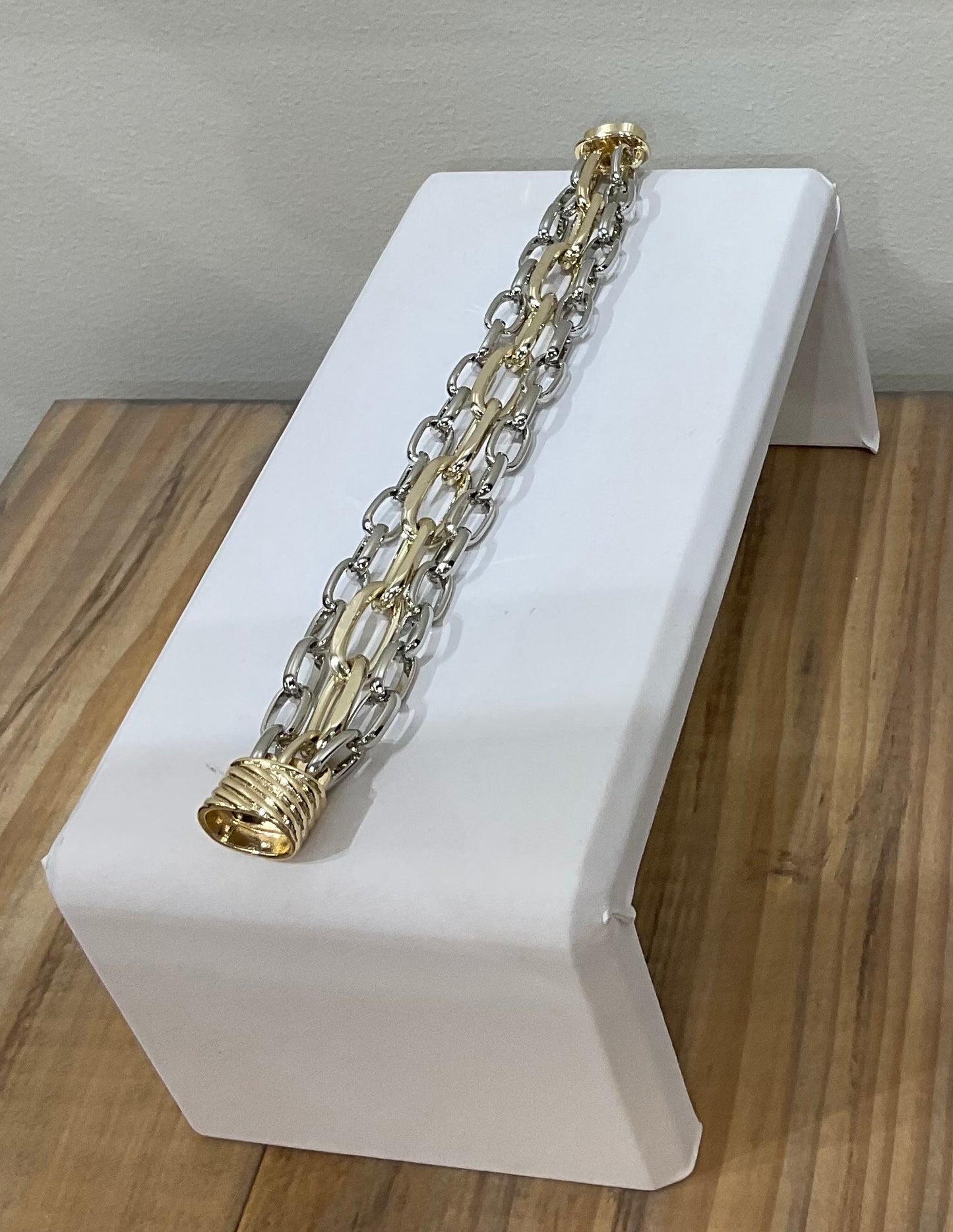 3ROW STATEMENT BRACELET