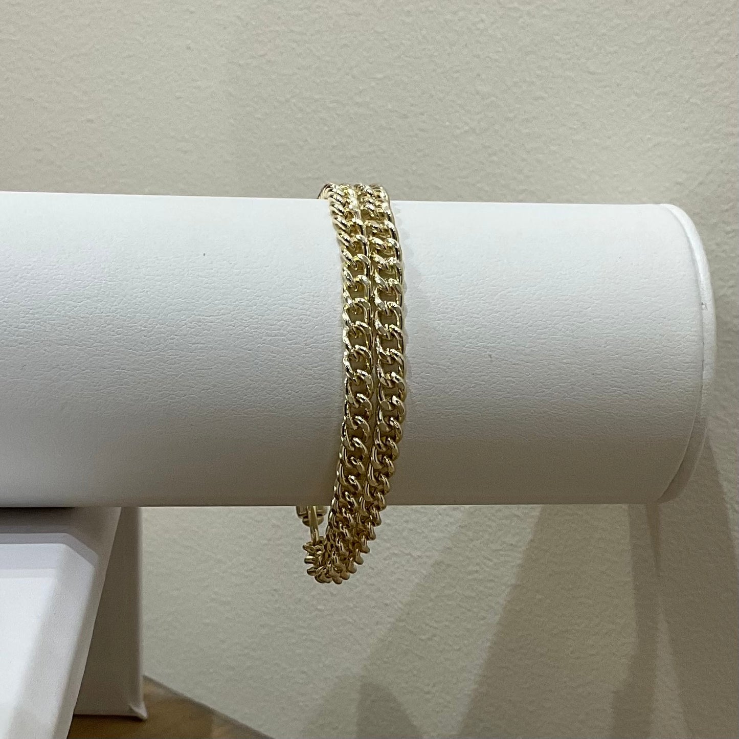 DOUBLE CURB BRACELET