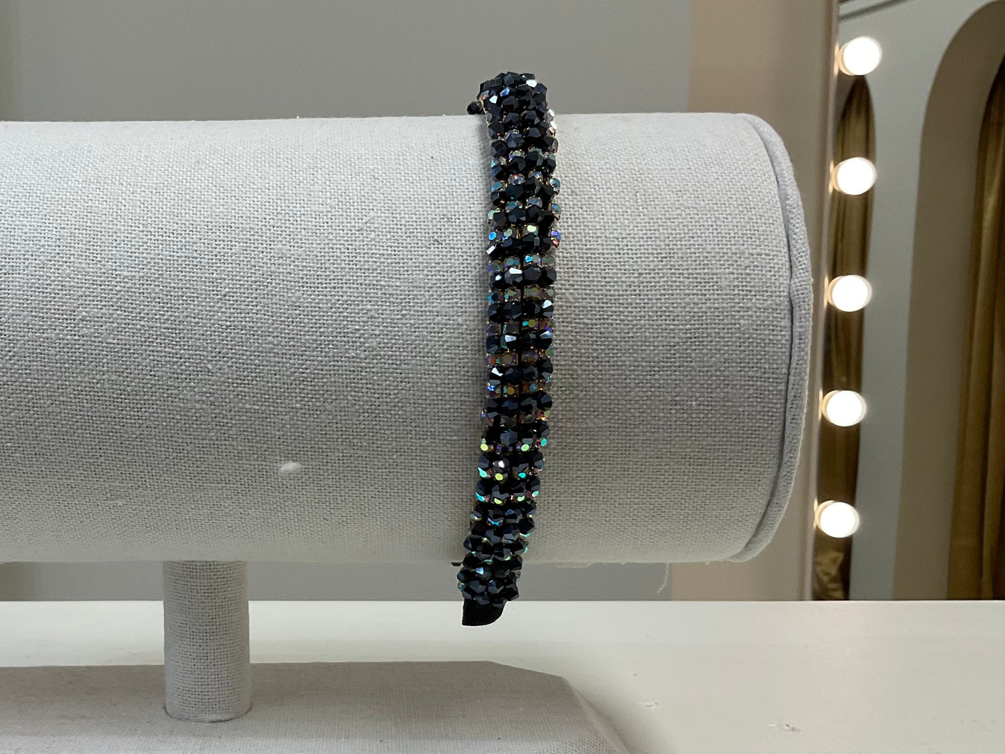 BEADED MIDNIGHT HEADBAND