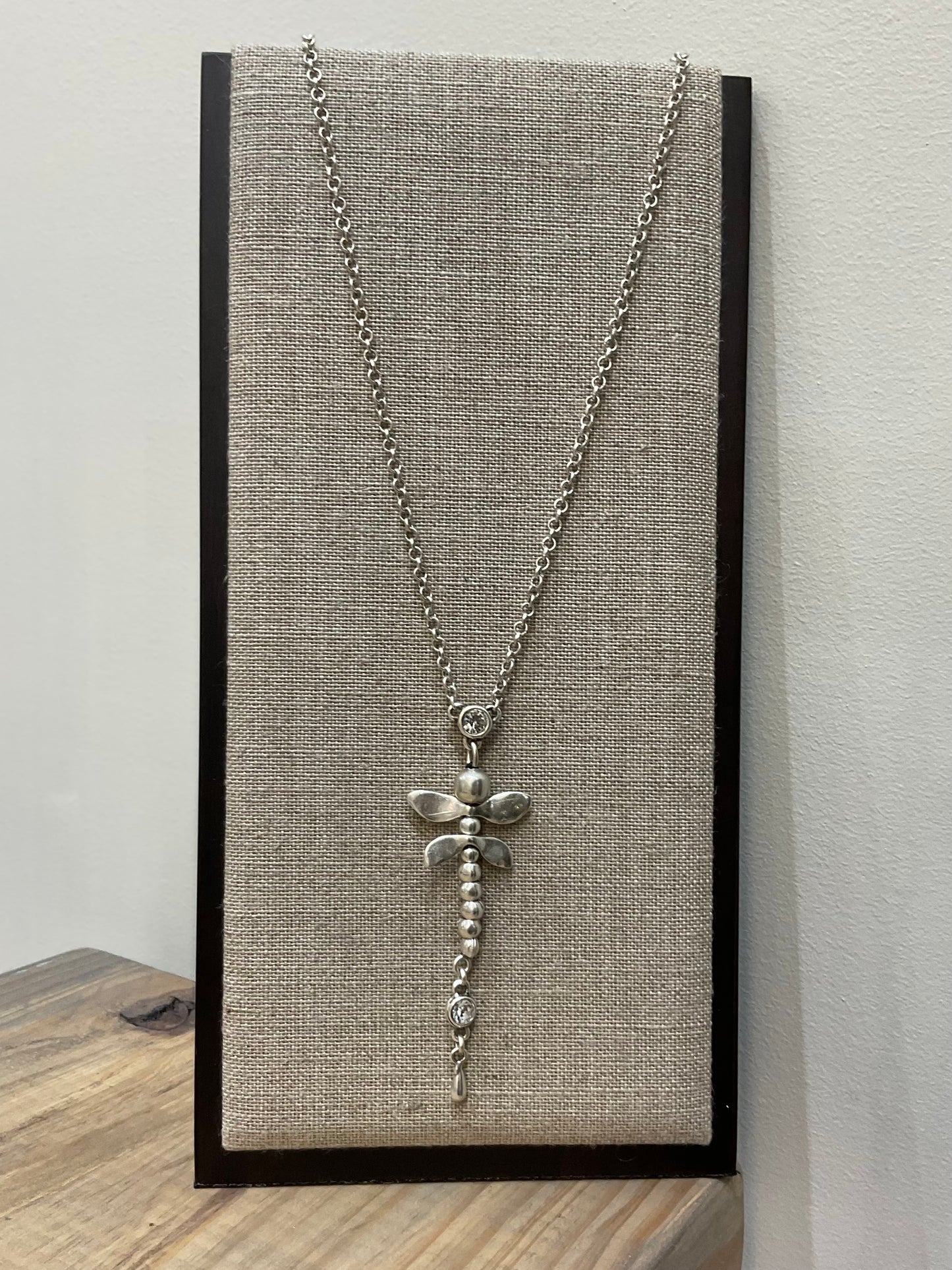 DRAGONFLY LONG CHAIN NECKLACE
