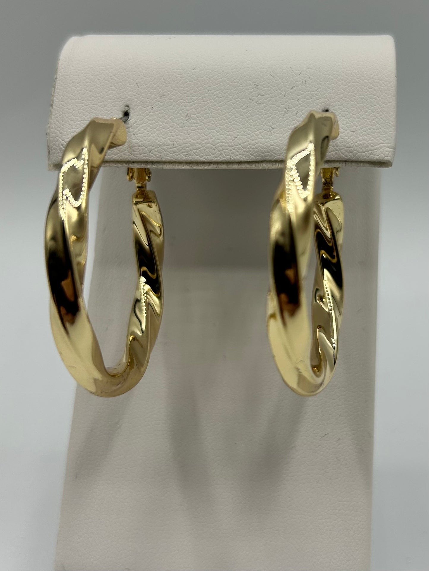 STAINLESS STEEL 40mm HOOP EARRINGS