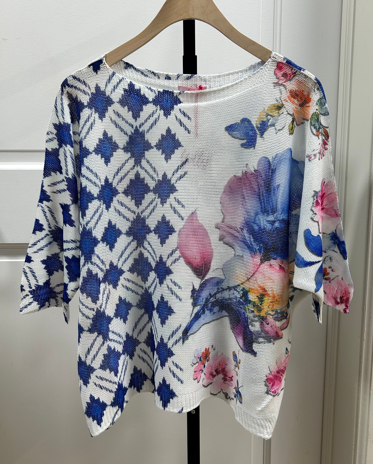 MESH FLOWER TOP