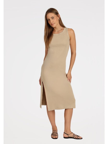 MODERN RIB CREW DRESS