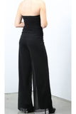 MAXIMA STRAPLESS RUCHED JUMPSUIT