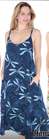 BATIK STRAP MAXI DRESS