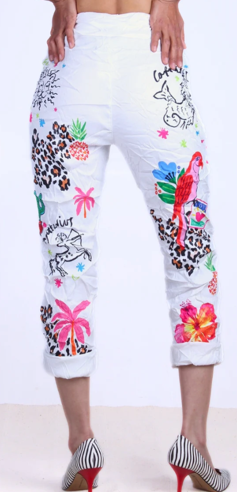 GENEVIV ZODIAC CUFFED PANT