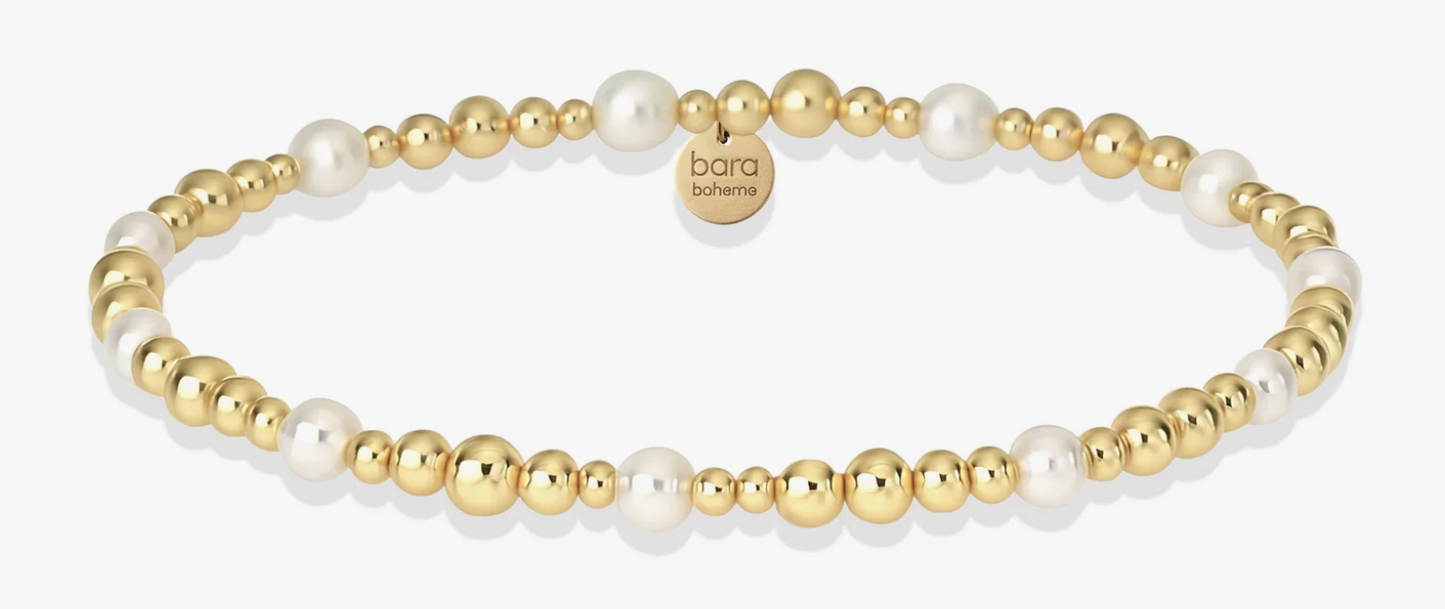 Heather Pearl Beaded Bracelet