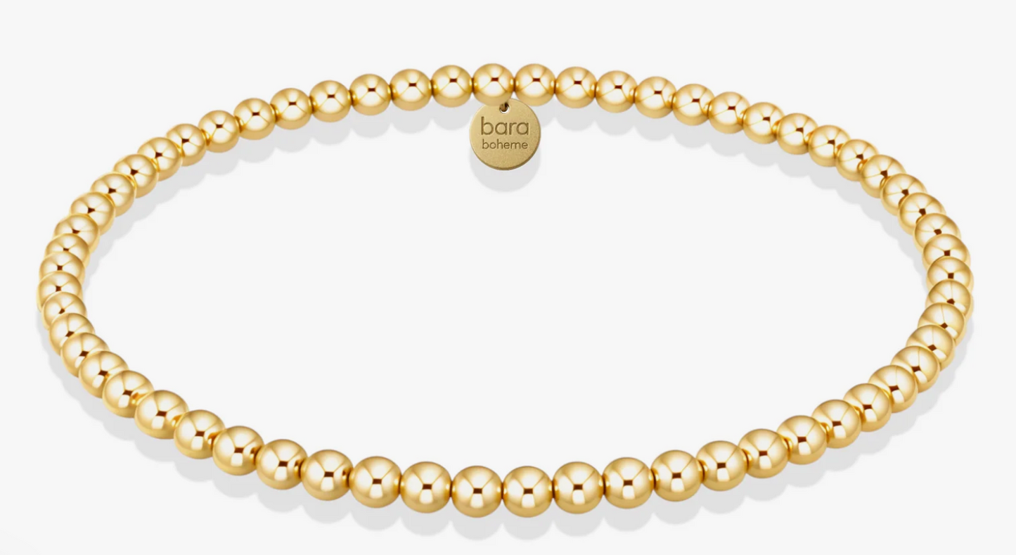 Classic 3mm Beaded Bracelet