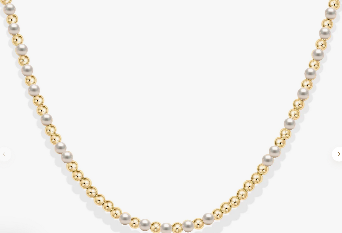 Emma GF Beaded Necklace with Pearls