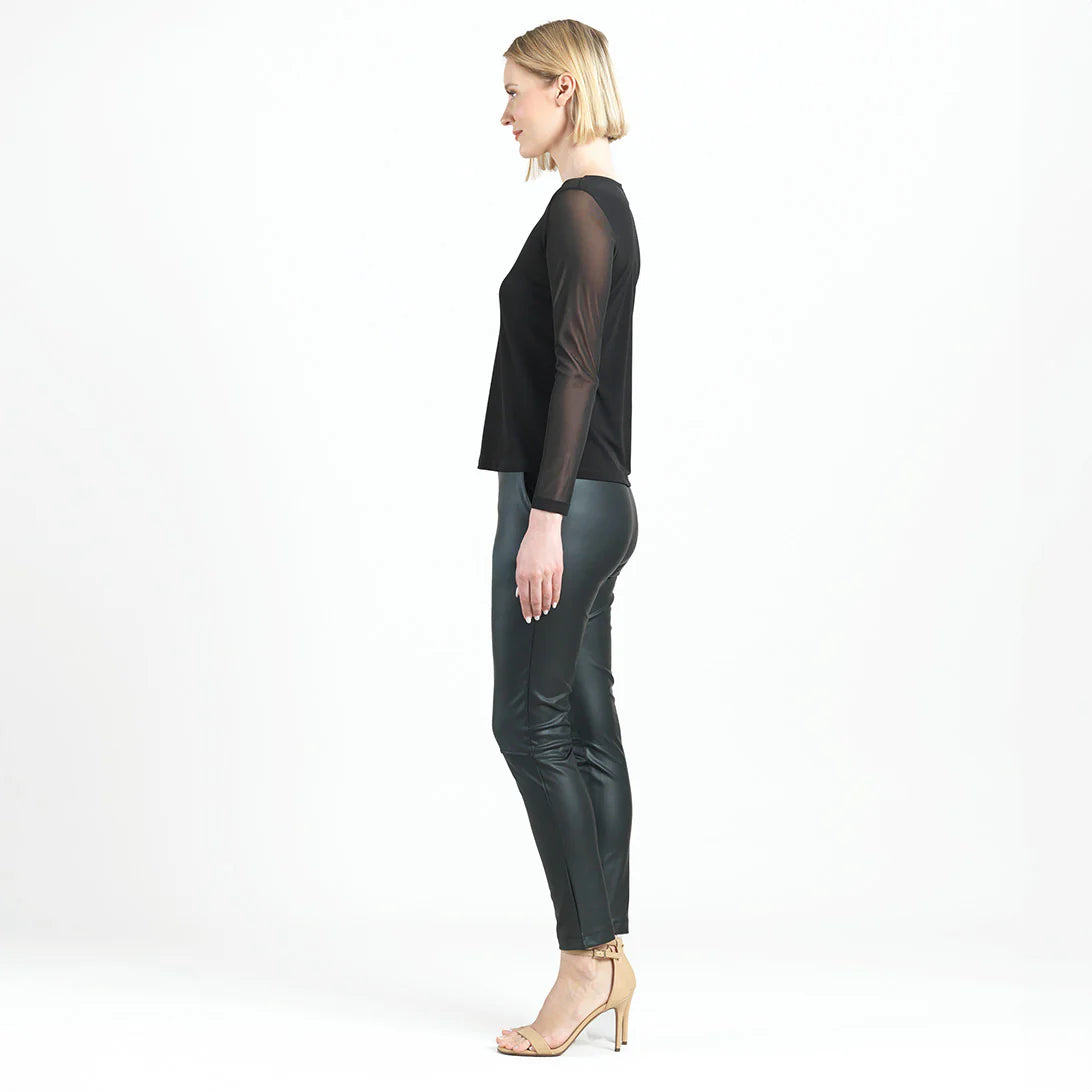 LONG MESH SLEEVE TOP