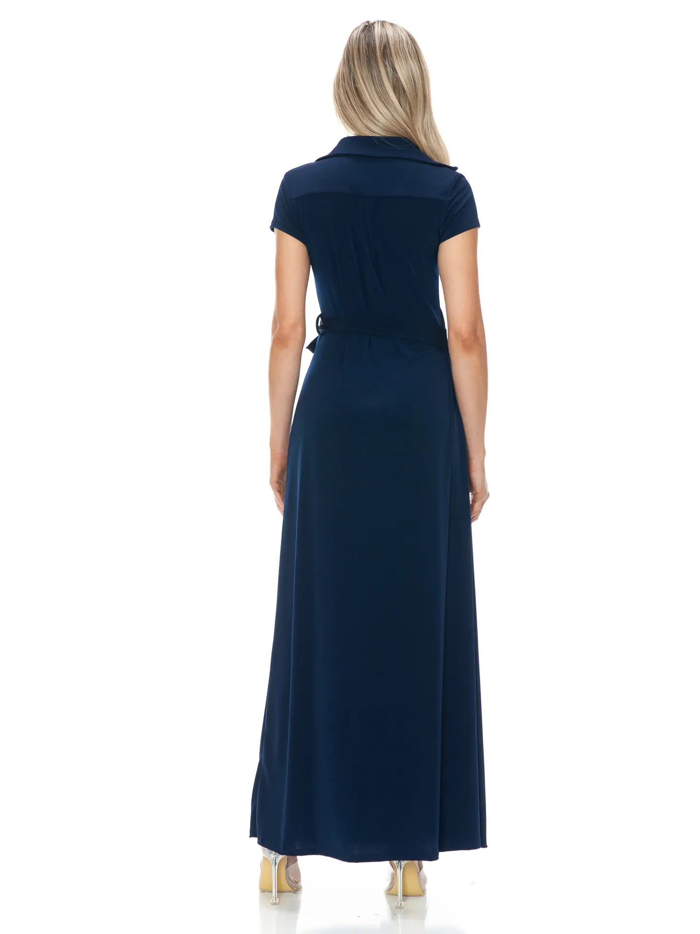 FAUX WRAP DRESS