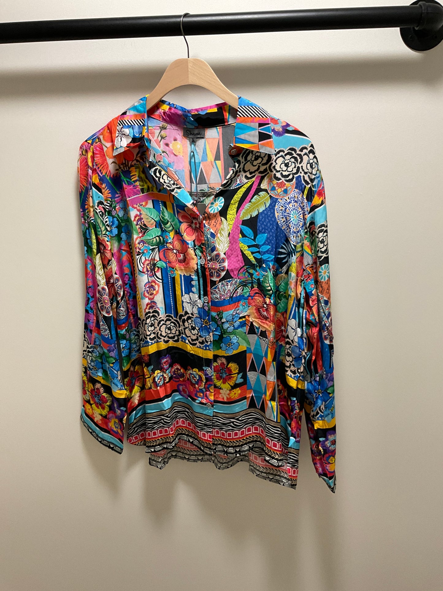 SILK BUTTON DOWN SHIRT