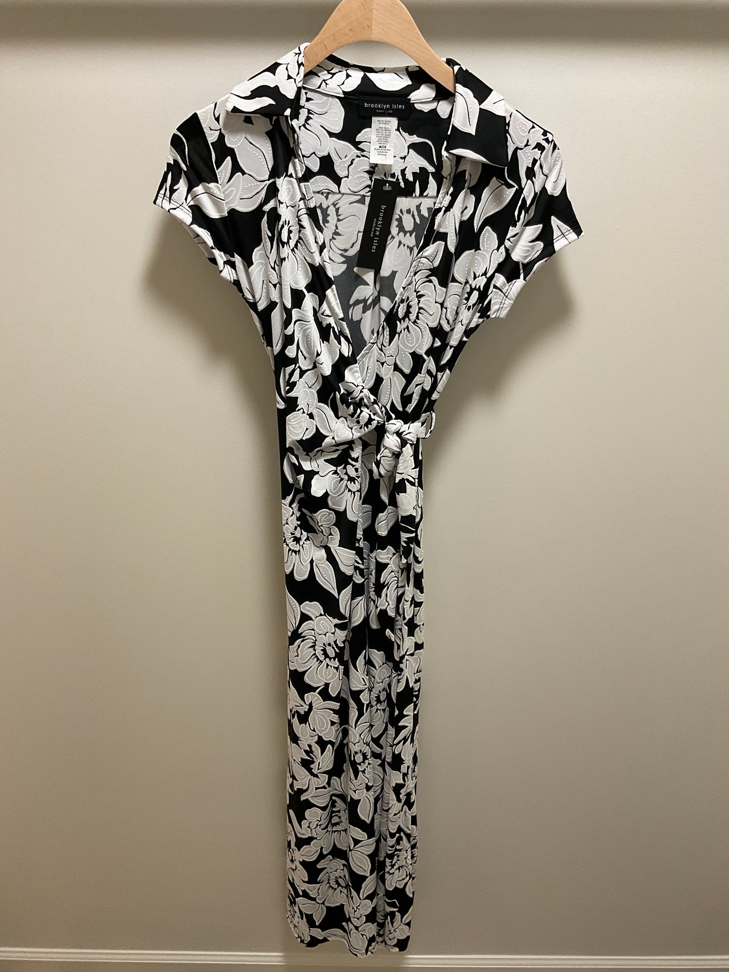 FAUX WRAP DRESS