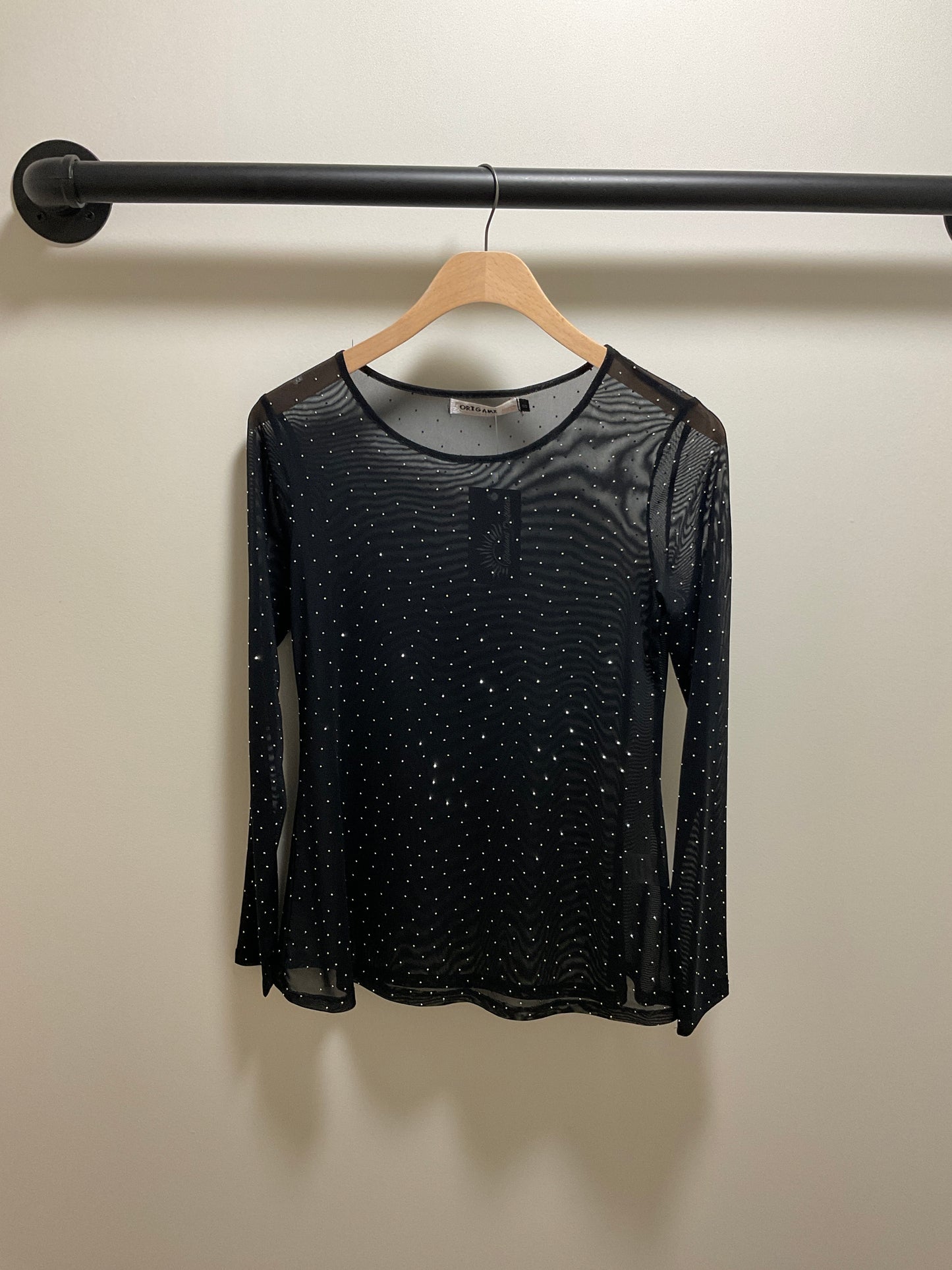 Mesh Sparkle Top