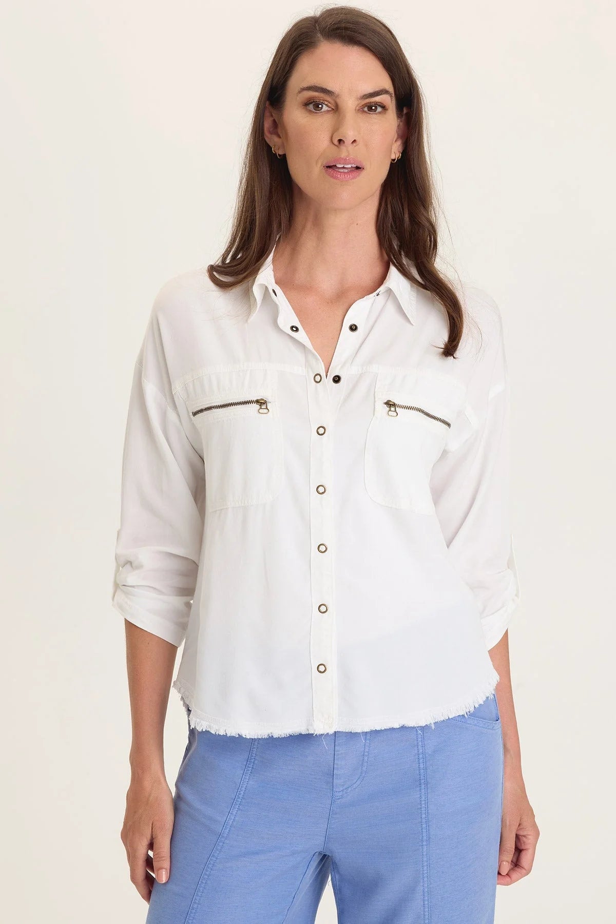 KNAPP BUTTON UP TOP