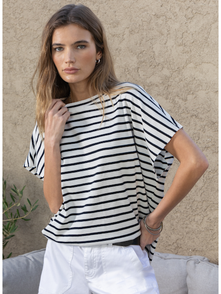 Spring Stripe Capelet