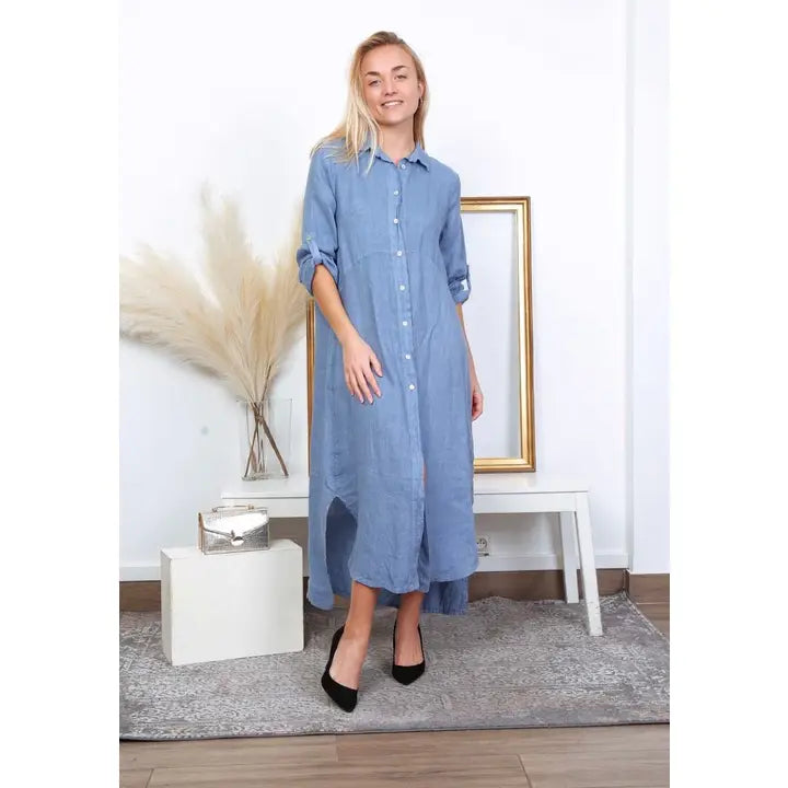 TULA LINEN MAXI DRESS