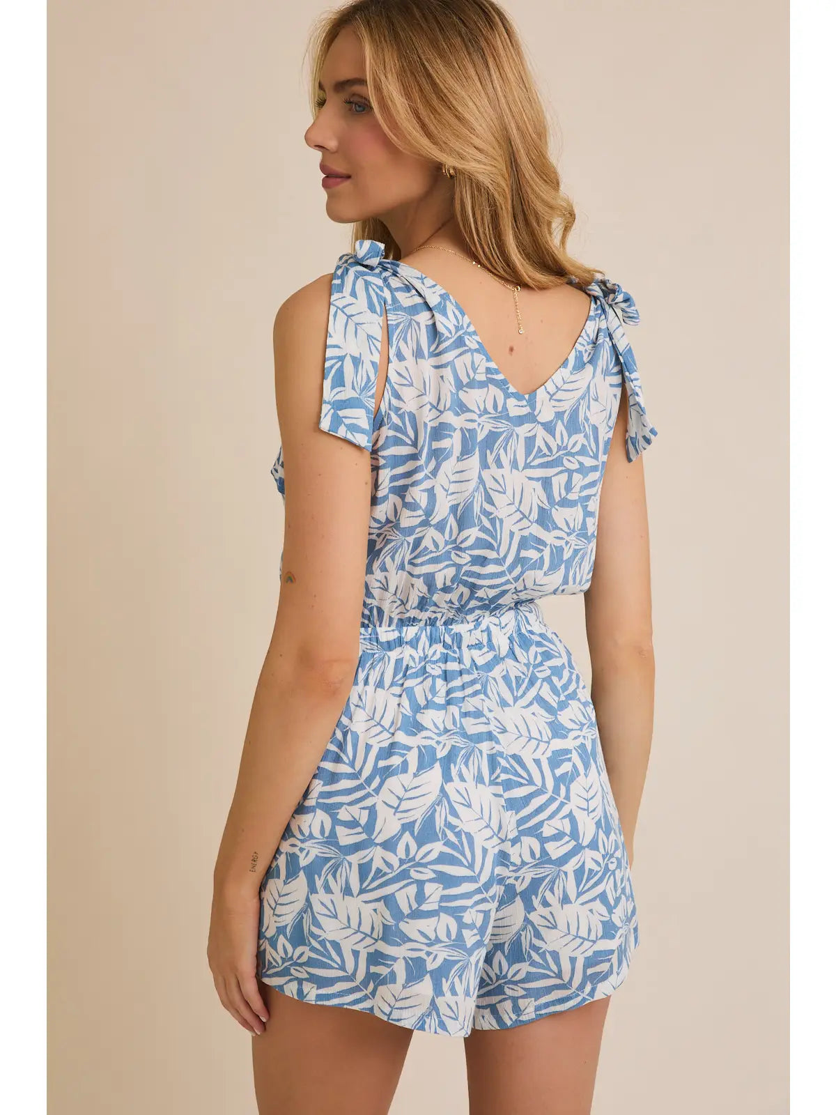 FLORAL BUTTON UP ROMPER