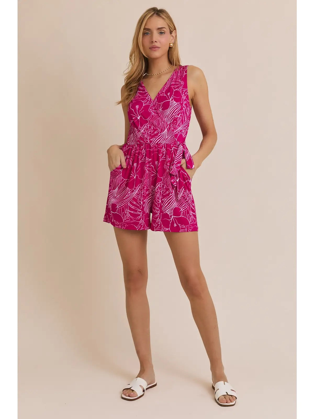 FAUX WRAP ROMPER