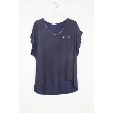 DENIA SEQUIN PKT TOP