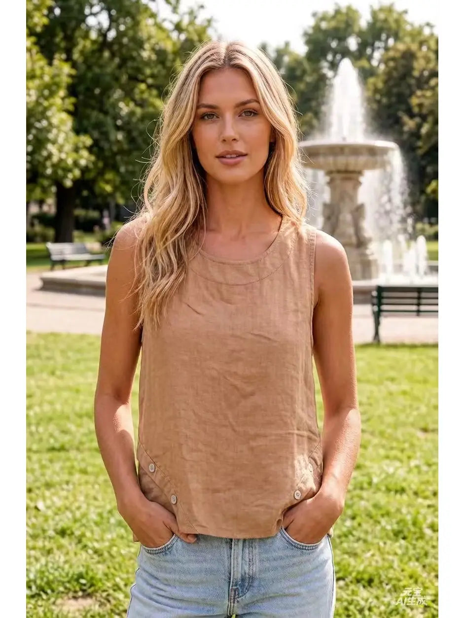 LINEN TANK TOP