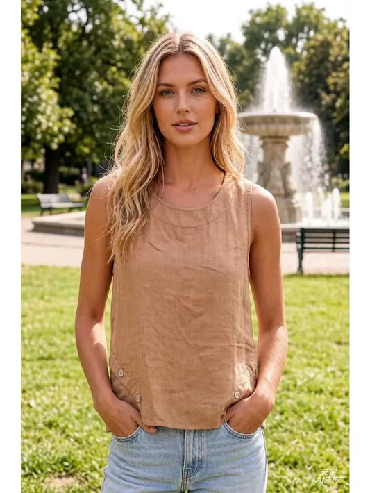 LINEN TANK TOP