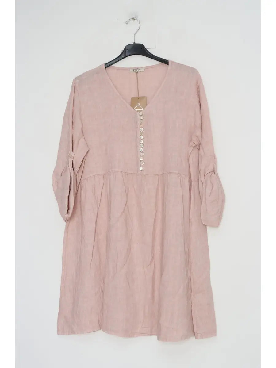 LULU 14 BUTTON DRESS
