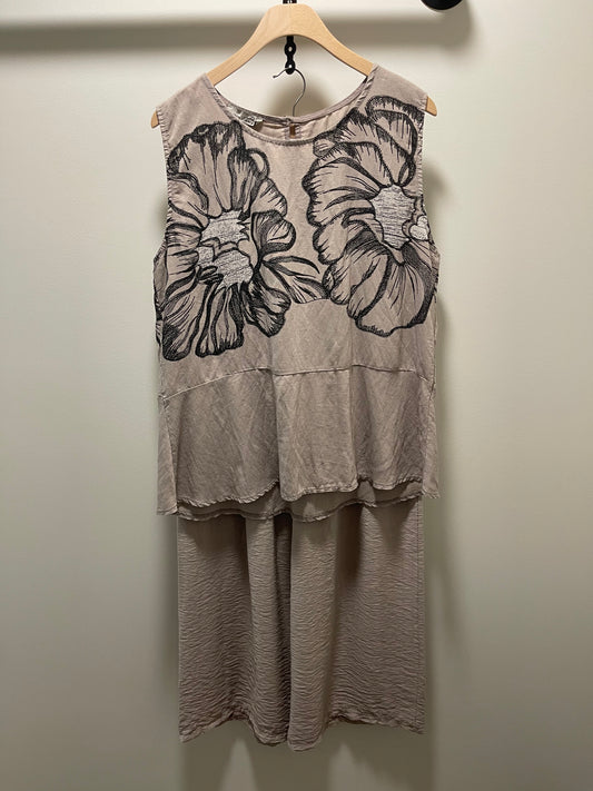 HIBISCUSPRINT TANK PANT SET