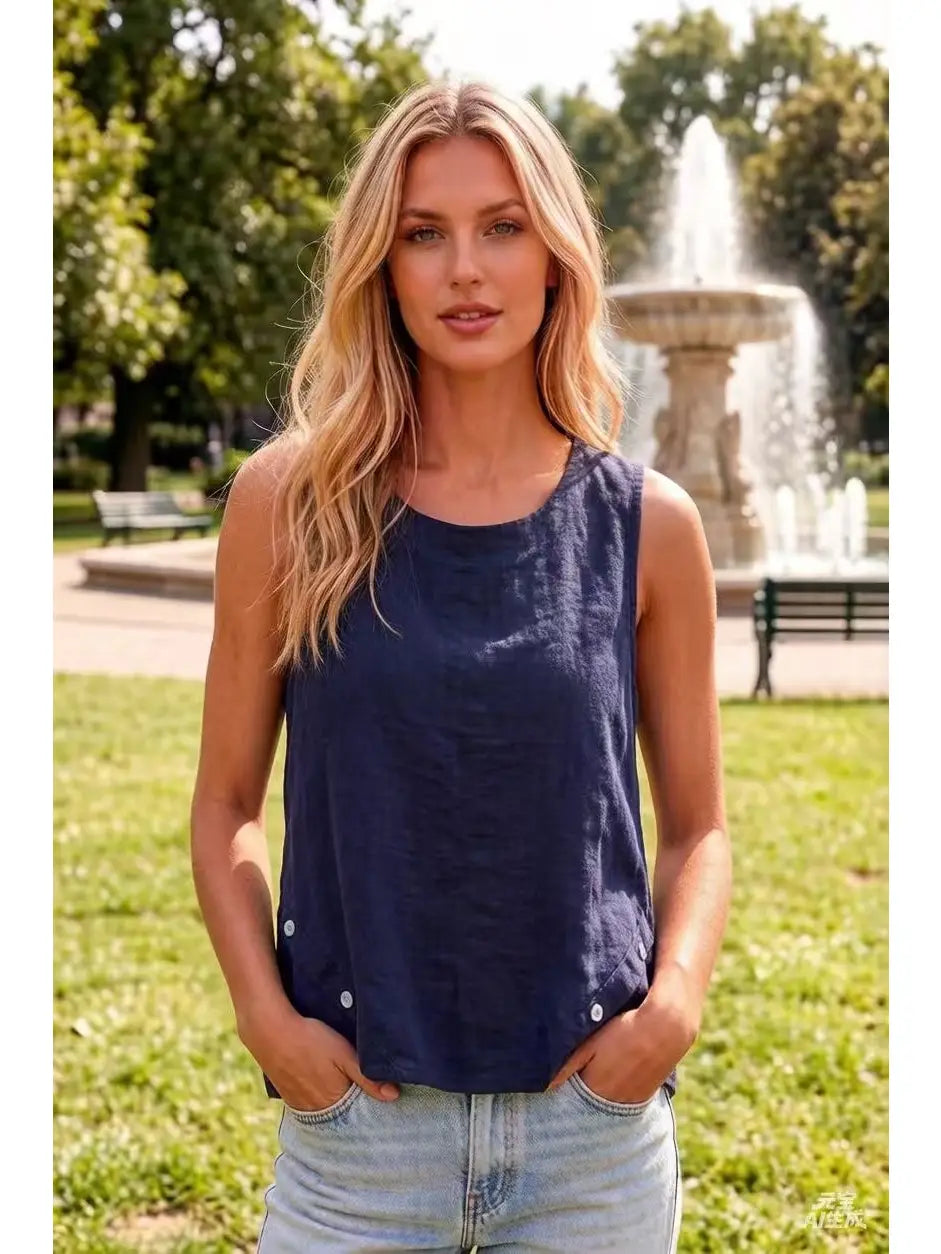 LINEN TANK TOP