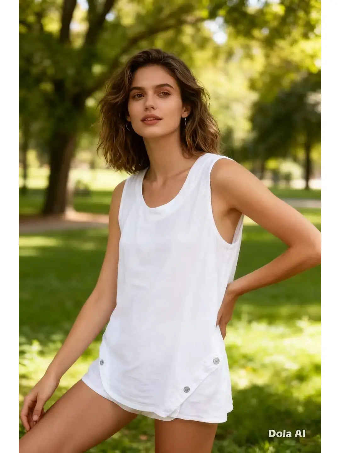 LINEN TANK TOP