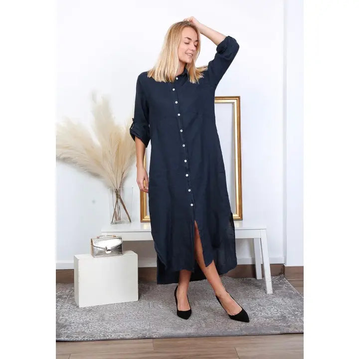 TULA LINEN MAXI DRESS