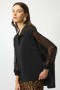 STRETCH & MESH BOXY TOP