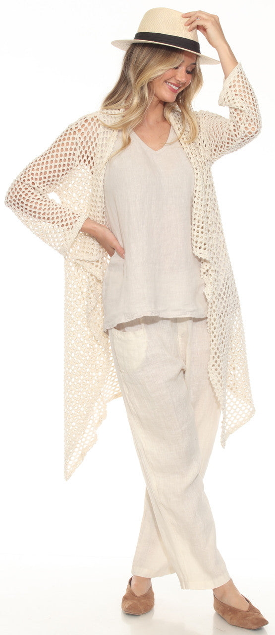 OPEN KNIT CARDIGAN