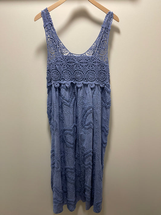 CROCHET TANK TOP DRESS
