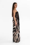 LISA JUMPSUIT W/FLOW PRINT